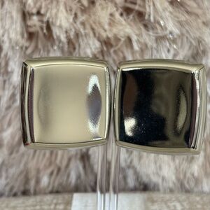 Silver Square Earrings